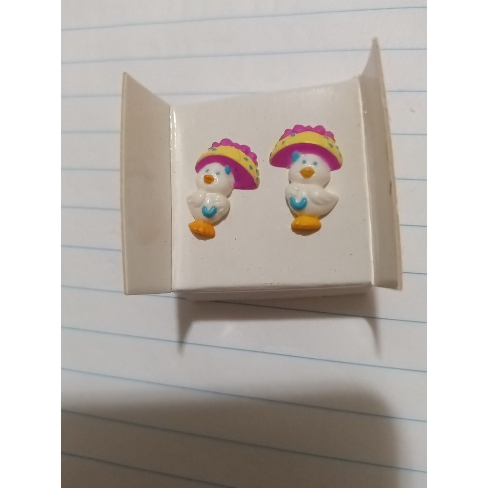 AVON Kids Spring Fun Earrings  -  Chick  -